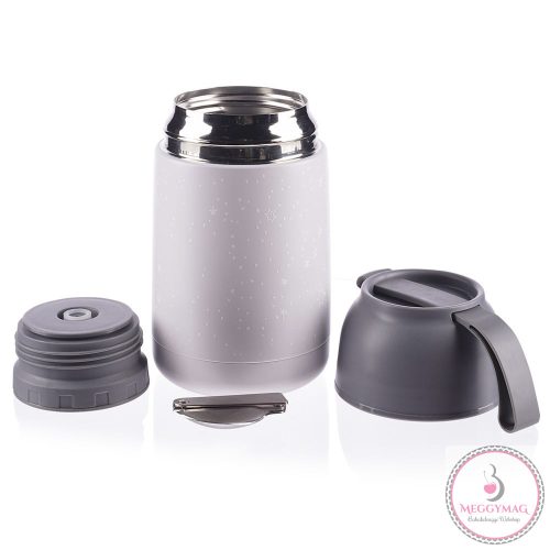Zopa étel termosz - rozsdamentes acél, szilikon fogantyúval 620 ml Stars