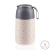 Zopa étel termosz - rozsdamentes acél, szilikon fogantyúval 620 ml Flowers
