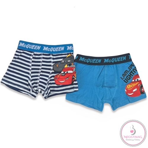 Disney Verdák Speedster gyerek boxeralsó 2 darab/csomag 2 - 3 év / 92 - 98 cm