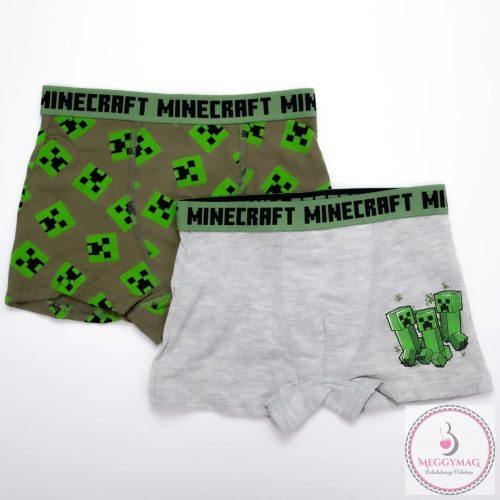 Minecraft Squad gyerek boxeralsó 2 darab/csomag 10 év / 140 cm