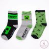 Minecraft Creeper gyerek zokni 27/30
