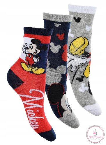 Disney Mickey Cozy Toes gyerek zokni 27/30