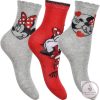 Disney Minnie Bow Red gyerek zokni 27/30