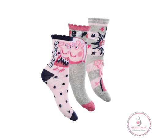 Peppa malac Sparkle Steps gyerek zokni  27/30