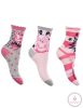 Peppa malac Sparkle Steps Grey gyerek zokni  23/26