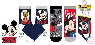 Disney Mickey Crew gyerek zokni 31/34