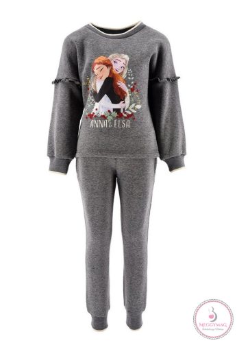 Disney Jégvarázs Fondness Grey gyerek flitteres melegítő, jogging szett 5 év / 110 cm