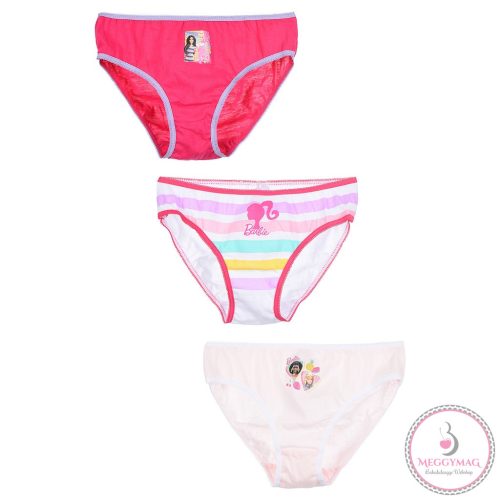 Barbie gyerek fehérnemű, bugyi 3 darab/csomag 6 - 8 év / 116 - 128 cm