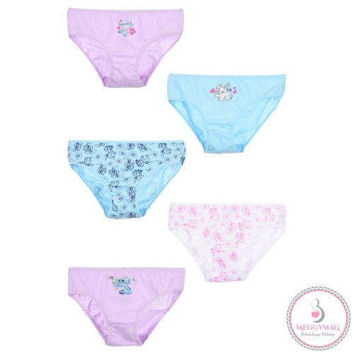 Disney Lilo és Stitch, A csillagkutya gyerek fehérnemű, bugyi 5 darab/csomag 6 - 8 év / 116 - 128 cm