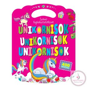 Színes foglalkoztatófüzet unikornisokkal