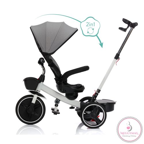 Fillikid tricikli Niki 360 szürke-fehér 6018-05