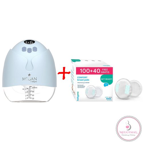 BabyOno mellszívó Megan elektromos, viselhető - 100 plusz 40db melltartóbetéttel 1001 - 296/140 KÉSZLETEN A BOLTBAN! 