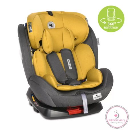 Lorelli Lynx isofix autósülés 0-36kg - Black & Lemon Curry 