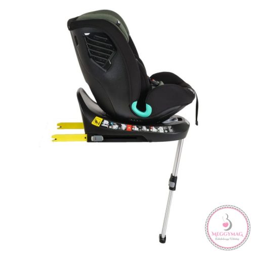 Cangaroo i-PROTECT isofixes autósülés 40-150 cm támasztólábbal, 360 fokban forgatható ZÖLD, KÉSZLETEN A BOLTBAN!