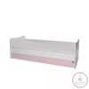 Lorelli MiniMax kombi ágy 72x190 - White / Orchid Pink