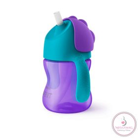  Philips AVENT itatópohár rugalmas szívószállal 200ml 9hó lányos