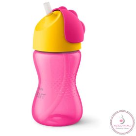   Philips AVENT itatópohár rugalmas szívószállal 300ml 12hó lányos