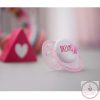 Philips AVENT játszócumi ultrasoft 0-6hó lány Text 2db, UTOLSÓ DARAB!