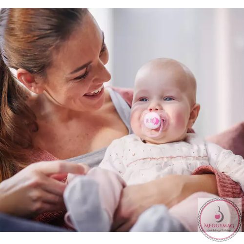 Philips AVENT játszócumi ultrasoft 0-6hó lány Text 2db, UTOLSÓ DARAB!