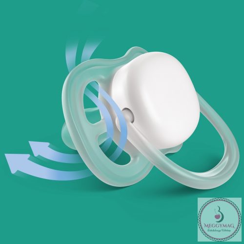 Philips AVENT játszócumi ultra air 6-18hó fiús pastel 2db