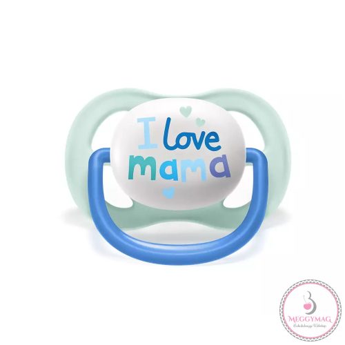 Philips AVENT játszócumi ultra air 0-6hó fiú Text 2db