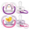 Philips AVENT játszócumi ultra air 0-6hó lány állatos 2db