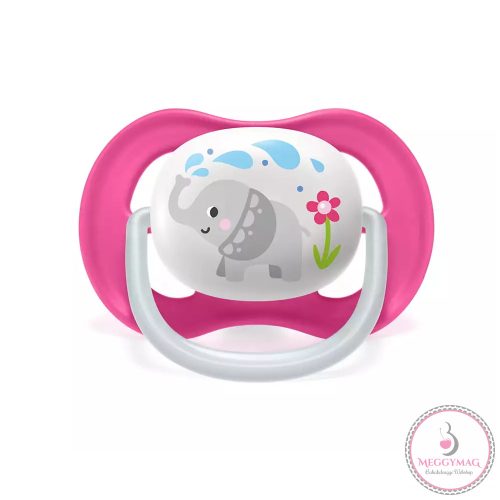 Philips AVENT játszócumi ultra air 6-18hó lány állatos 2db