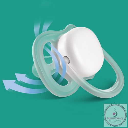 Philips AVENT játszócumi - ultra air 0-6hó neutral 2db alma-körte