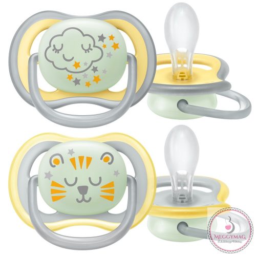 Philips AVENT játszócumi ultra air éjszakai 18hó 2db