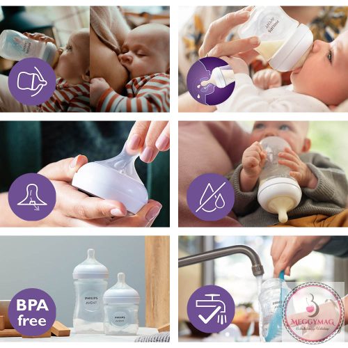 Philips AVENT etetőcumi Natural Response 2db 4 cseppes 3hó