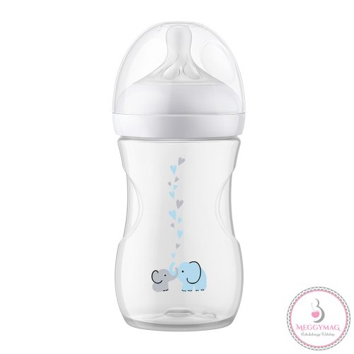 Philips AVENT cumisüveg Natural Response AirFree szeleppel 260ml elefánt