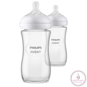 Philips AVENT cumisüveg Natural Response üveg 240ml 2db-os