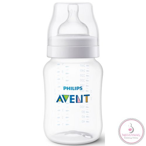 Philips AVENT cumisüveg Anti-colic 260ml 1hó 2db-os