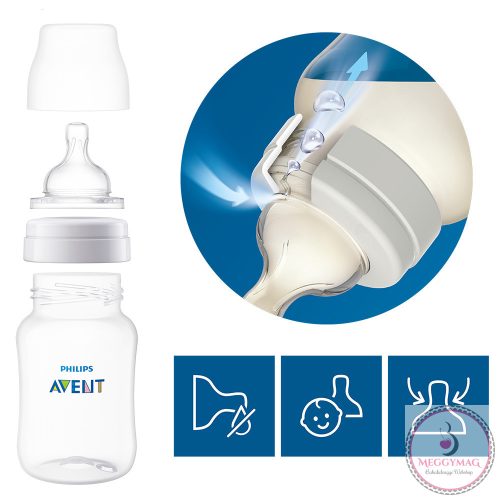 Philips AVENT etetőcumi Anti-Colic 2db 4 cseppes 6hó