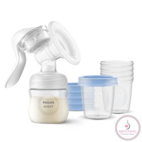  Philips AVENT mellszívó kézi, ajándék 5db VIA 180ml pohárral