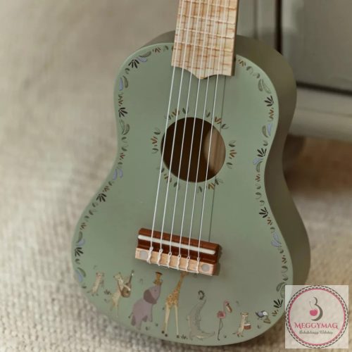 Little Dutch játék gitár zöld - Safari Friends