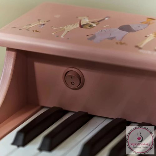 Little Dutch elektronikus zongora pink - Safari Friends