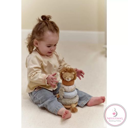 Little Dutch plüss montessori torony - Safari Friends