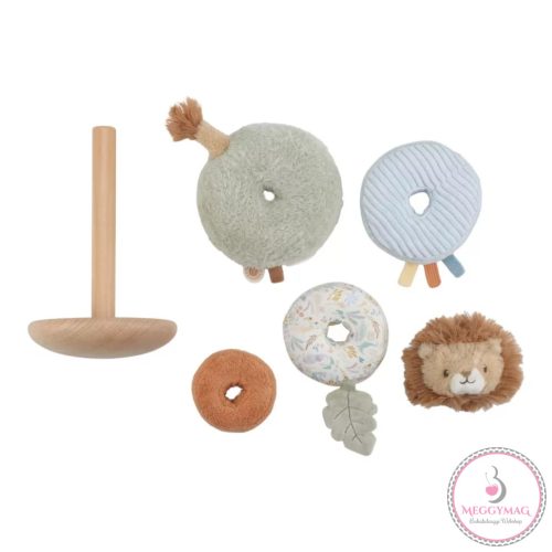Little Dutch plüss montessori torony - Safari Friends