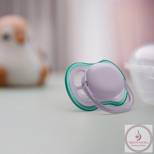 Philips AVENT játszócumi Ultra Air neutral 0-6hó lányos lila 2db