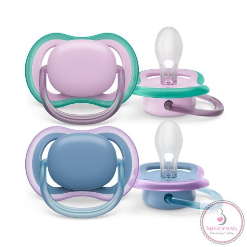 Philips AVENT játszócumi Ultra Air neutral 6-18hó lányos kék 2db