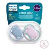 Philips AVENT játszócumi Ultra Air neutral 6-18hó lányos kék 2db