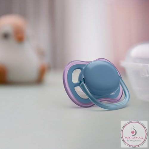 Philips AVENT játszócumi Ultra Air neutral 6-18hó lányos kék 2db