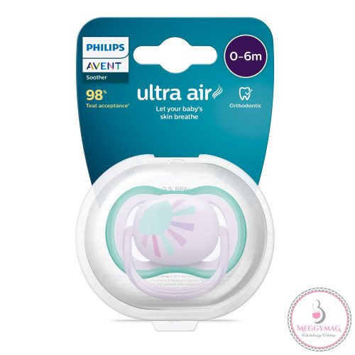 Philips AVENT játszócumi Ultra Air 0-6hó napocska 1db