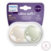 Philips AVENT játszócumi Ultrasoft Premium neutral 0-6hó fiús 2db
