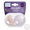 Philips AVENT játszócumi Ultrasoft Premium neutral 0-6hó lányos 2db