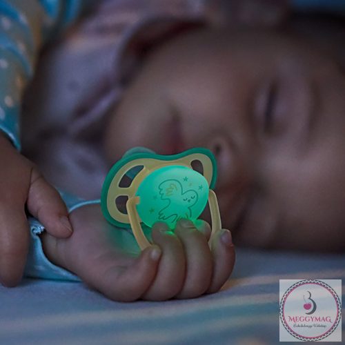 Philips AVENT játszócumi Ultra Air éjszakai 0-6hó fiús 2db