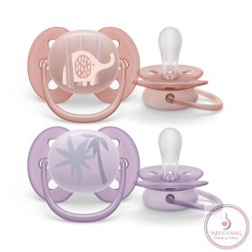   Philips AVENT játszócumi Ultrasoft Premium állatos 0-6hó lányos 2db