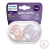 Philips AVENT játszócumi Ultrasoft Premium állatos 0-6hó lányos 2db