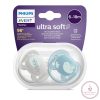 Philips AVENT játszócumi Ultrasoft Premium állatos 6-18hó fiűs 2db